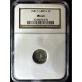 1943***3P***MS64***NGC Stunning coin