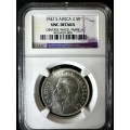 1942***2.5S***UNC details***NGC, obverse wheel mark, in SA coins, that is a tell on unc..