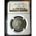 1946***2.5S Mintage of 11 388***F15***NGC