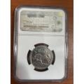 2000 *** Smiley Mandela *** MS61 *** Difficult as NGC did not grade many in MS61