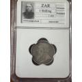 1895 *** 1 Shilling *** EF details *** its still a good coin