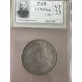 1896 *** 2 1/2 Shilling *** VF25 *** ZAR on the rise