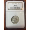 1933 *** Shilling *** MS63 *** Regrade candidate