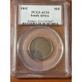 1892 *** Shilling *** AU53 *** Great investment coin, bartgain price