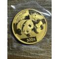 GOLD 1 OZ - Beautiful Panda - 2008 China 500 Yuan - 100% GOLD