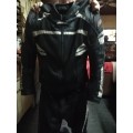 Sigma Full Body Motorcycle Suit LARGE complete with boots size 10