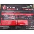 MSI - GTX950 Gaming 2G Graphics card