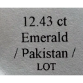 12 Ct Natural Pakistan swat Emeralds untreated