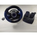 PlayStation 2 Steering Wheel and Paddles (Please read description)