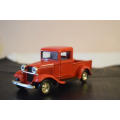 1934 FORD PICKUP TRUCK RED 1/43 DIECAST MODEL CAR BY ROAD SIGNATURE