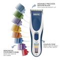 WAHL- Clipper Color Pro Cordless Rechargeable Hair Clippers, 20 pieces Hair Cutting Kit