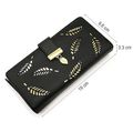 INOVERA - Unisex & Women`s Assorted colors- Tri-fold Fashion Card- Coin- phone Holder Long Wallet-