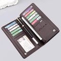 INOVERA - Unisex & Women`s Assorted colors- Tri-fold Fashion Card- Coin- phone Holder Long Wallet-