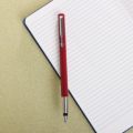 Parker Vector Standard Chrome Trim Fountain Pen + Ball Pen set - Red body