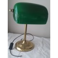 Bankers lamp...needs plug and bulb