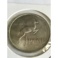 1966  AFRIKAANS  R1 SILVER  CONTENT 12g  PURE SILVER