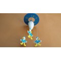 Beautiful kids mobile ceiling light.