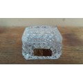 Beautiful small led crystal trinket box.
