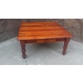 Beautiful square solid wood coffee table.