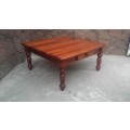 Beautiful square solid wood coffee table.