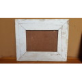Set of 3 old painted photo frames.