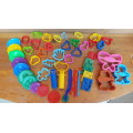 Lovely set of kids plastic cookie cutters.
