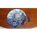 Large Delft Blauw wall plate.