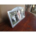Beautiful triple wedding photo frame.