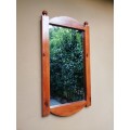 Beautiful oregan pine wall mirror.