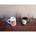 Collection of 5 assorted beer tankards.