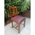 Beautiful single vintage kiaat chair.