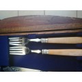 Lovely vintage fish cutlery set.