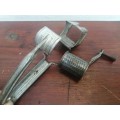 Awesome old metal hand grater.
