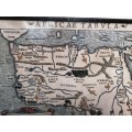 Beautiful framed Africae Tabvla map.