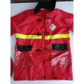 Toddlers firefighing outfit.