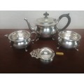 Beautiful antique silver plated tea set.