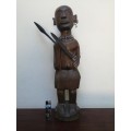 Awesome carved African man.