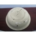 Very old medium size enamel bowl.