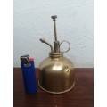 Lovely old brass oil can.