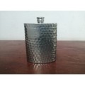 Stunning little English pewter nip flask.