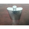 Stunning little English pewter nip flask.