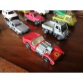 Collection of 10 Matchbox die cast vehicles.