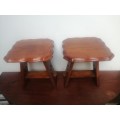 Beautiful pair of vintage side tables.
