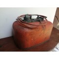 Vintage gas cannister.