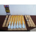 Beautiful set of 6 Chinese table place sets.