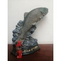 Lovely cast iron fish door stopper.