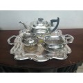 Beautiful vintage Sheffield silver plated tea set.