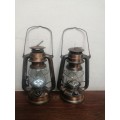 Lovely pair of battery operated lantern lights.