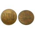 Trench Art Coins and Tokens from German East Africa and the East Africa Campaign of 1914-1918