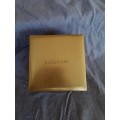 Burberry Leather Mens Jewellery box/Watch Box